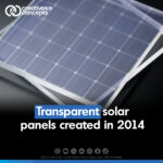 introduces transparent solar panel