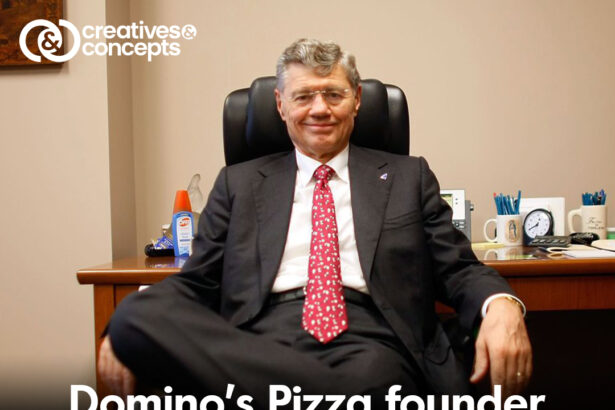 Tom Monaghan, the founder of Domino's Pizza, and his wife, Marjorie Zybach,