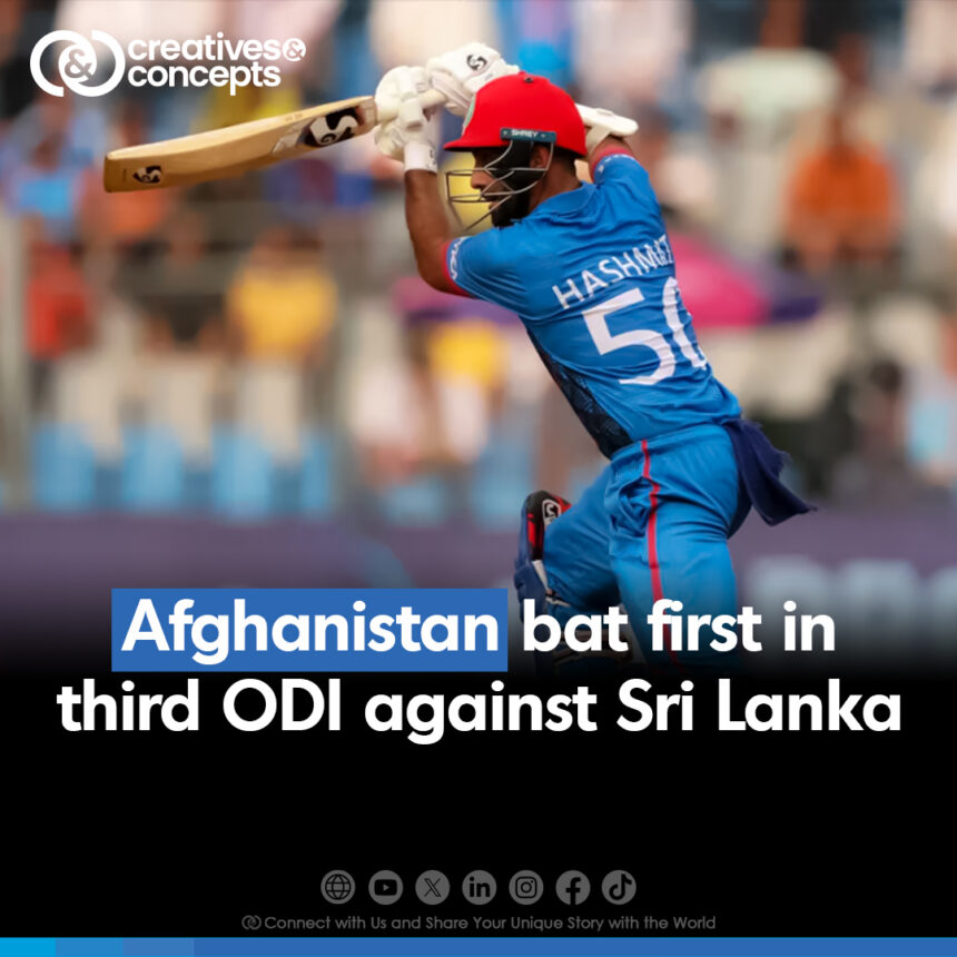 Afghanistan bat first in third ODI against Sri Lanka