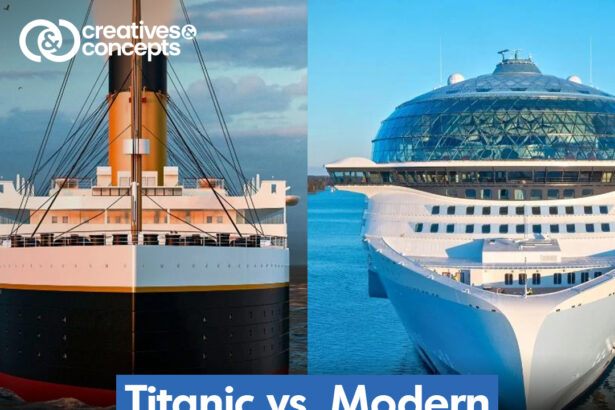 Titanic was an impressive vessel in its time, modern cruise ships