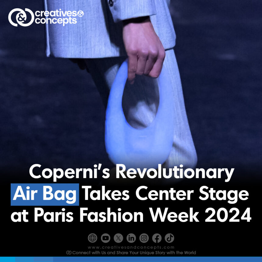 Coperni's Revolutionary Air Bag Takes Center Stage at Paris Fashion Week 2024