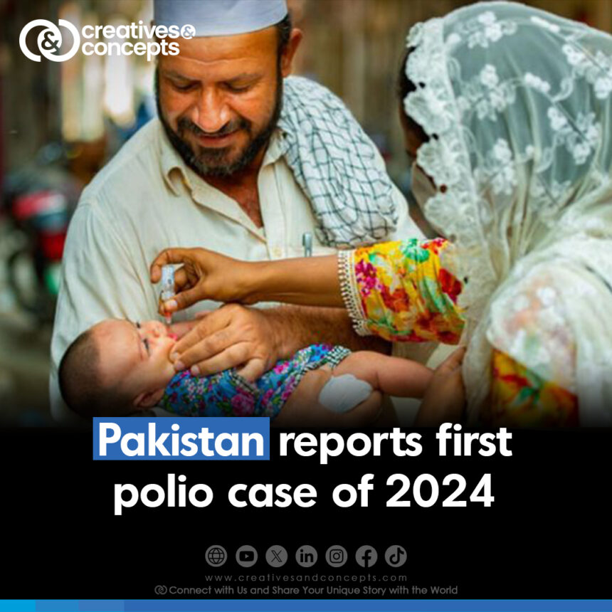 Pakistan reports first polio case of 2024