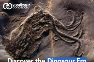 Discover the Dinosaur Era Octopus, Fossil from 296 Million Years Ago