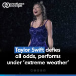 Eras Tour performance in Singapore, Taylor Swift exhibited her