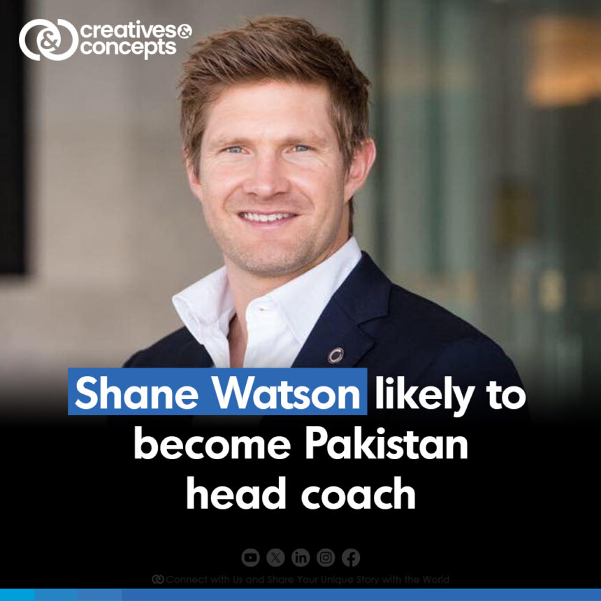 Shane Watson likely to become Pakistan head coach