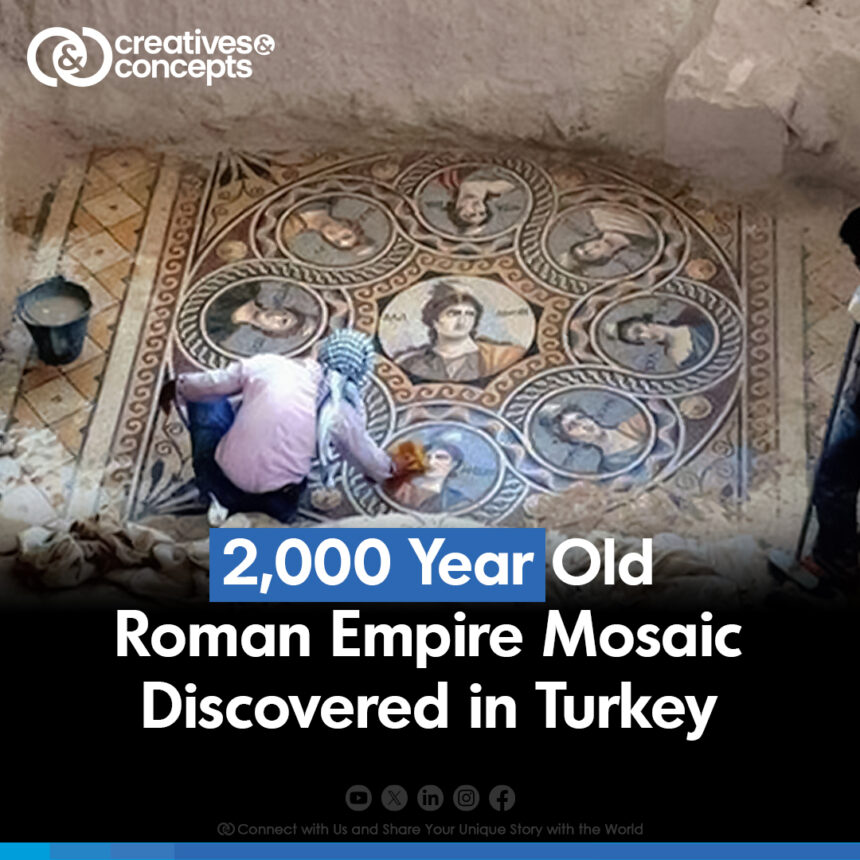 2,000 Year Old Roman Empire Mosaic Discovered in Turkey