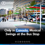 Only in Canada, Musical Swings at the Bus Stop