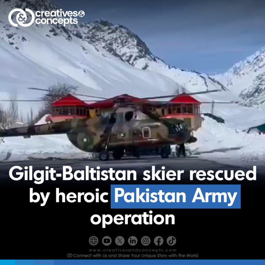 Gilgit-Baltistan skier rescued by heroic Pakistan Army operation