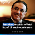 rime Minister Shehbaz Sharif has sent a list of potential federal cabinet members