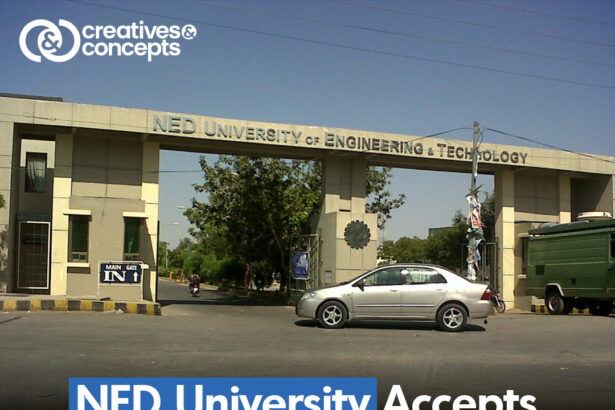 NED University Accepts Students with 55% Inter Marks for Admission Test