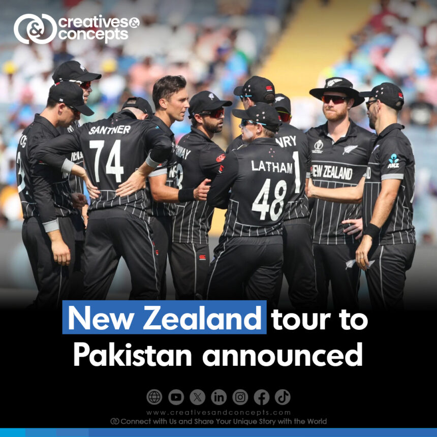 New Zealand tour to Pakistan announce