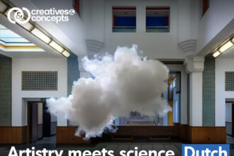 Artistry meets science, Dutch creator forms indoor cloud with climate balancing