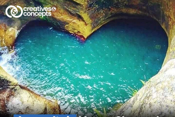 Australia's Heart Shaped Lake Nature's Own Valentine