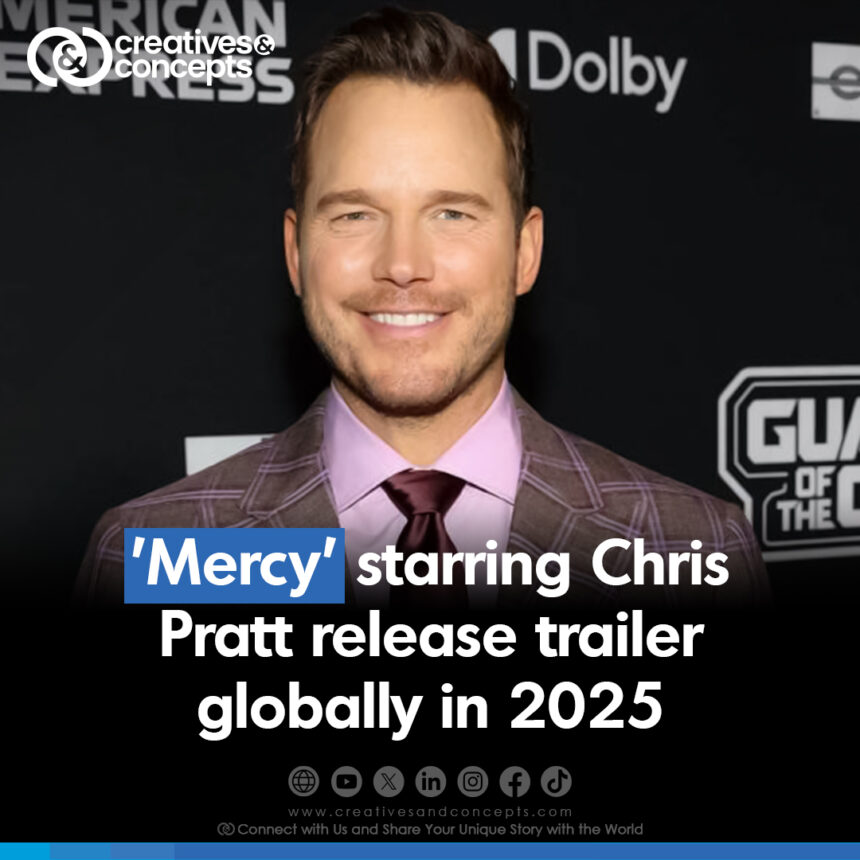 Mercy starring Chris Pratt release trailer globally in 2025