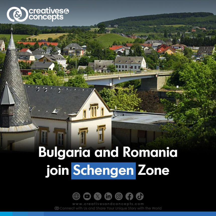 Bulgaria and Romania join Schengen Zone