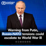 Russian President Vladimir Putin cautioned the West