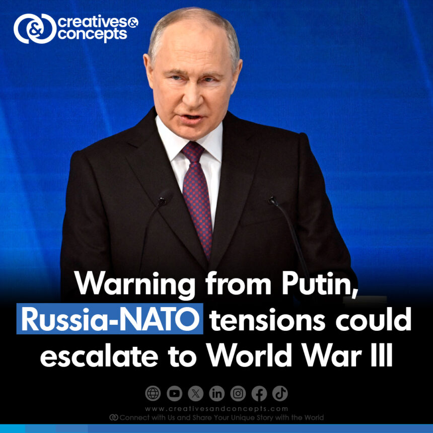 Russian President Vladimir Putin cautioned the West