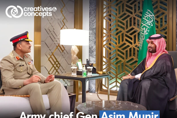 Army chief Gen Asim Munir meets with Saudi Crown Prince Mohammad bin Salman