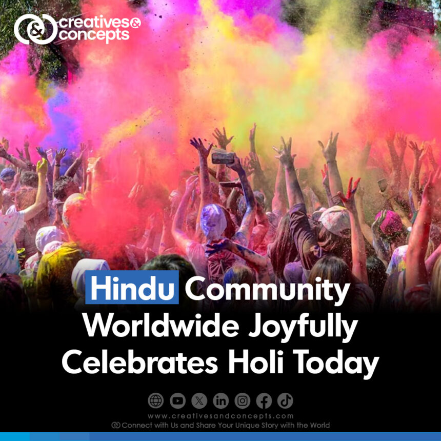 Hindu community Holi