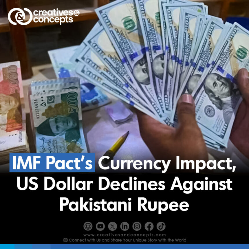 IMF Pact's Currency Impact, US Dollar Declines Against Pakistani Rupee