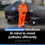 Government introduces AI robot to mend potholes efficiently