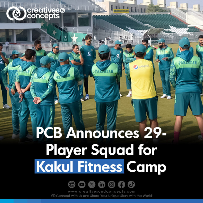 PCB announces 29-Player Squad for Kakul Fitness camp