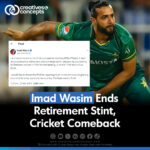 Imad Wasim Ends Retirement Stint, Cricket Comeback pcb