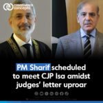 PM Sharif scheduled to meet CJP Isa amidst judges' letter uproar