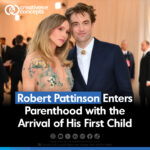 Robert Pattinson and Suki Waterhouse celebrate