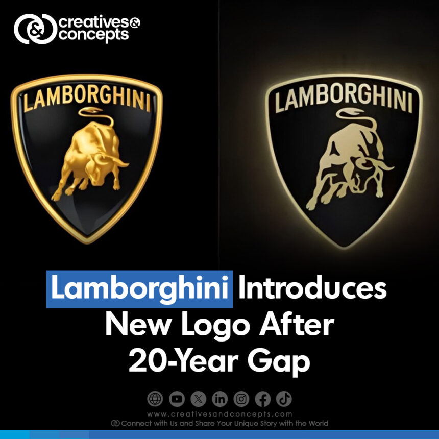 Lamborghini Introduces New Logo After 20-Year Gap