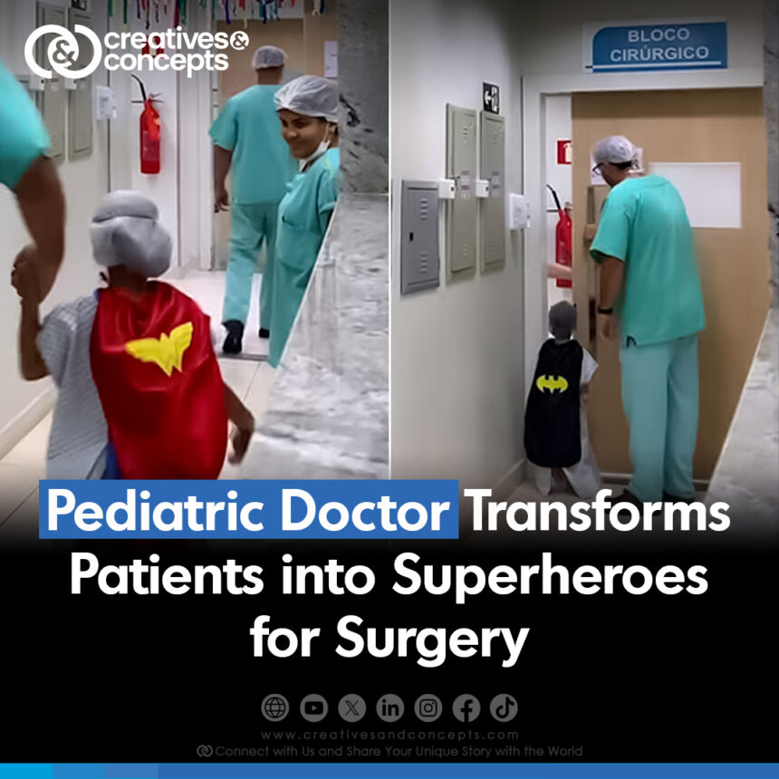 Pediatric Doctor Transforms Patients into Superheroes for Surgery