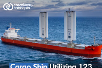 Cargo Ship Utilizing 123 Feet Tall Sails Saves 12 Tons of Fuel Daily