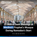 15 Million Seek Blessings at Medina's Prophet's Mosque During Ramadan's Start