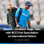 Talks between Dhoni and BCCI officials