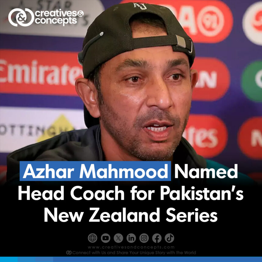 Azhar Mahmood Named Head Coach for Pakistan's New Zealand Series