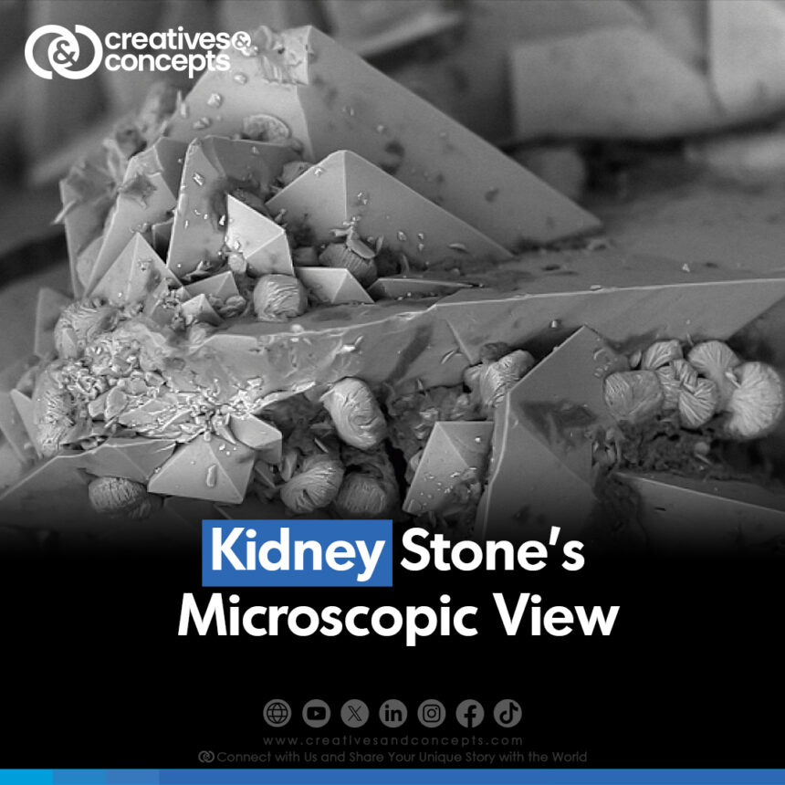 Kidney Stone's Microscopic View