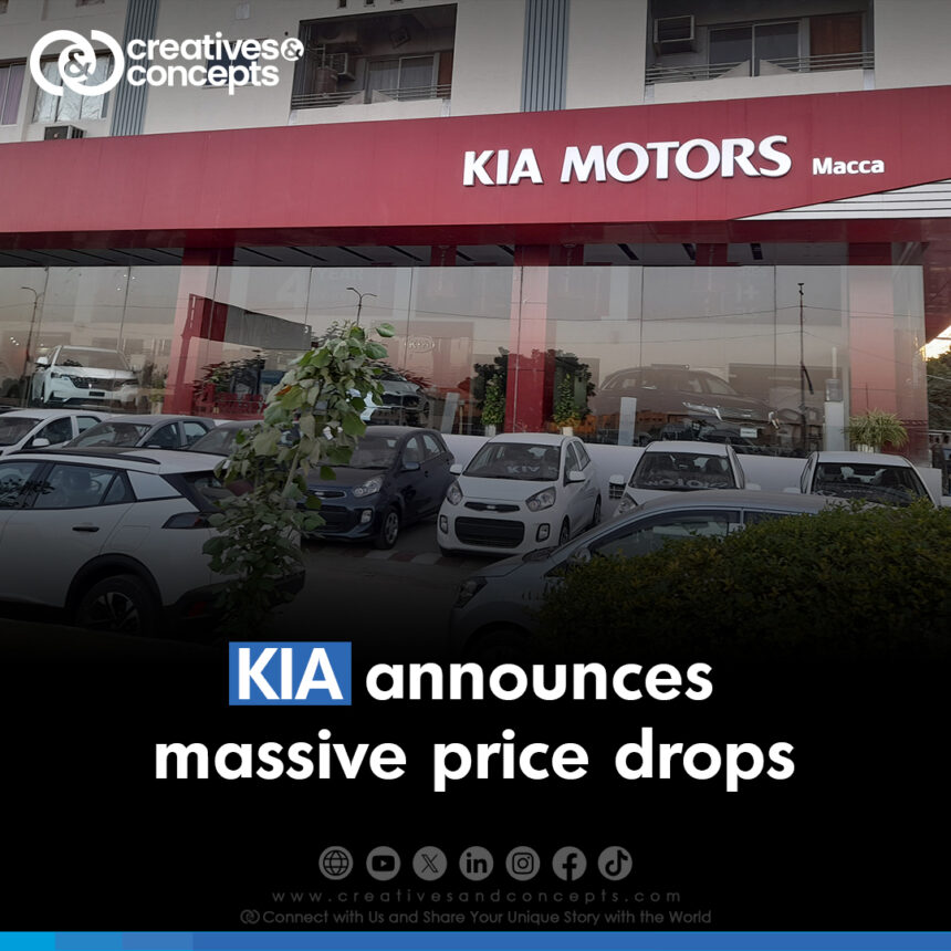 KIA announces massive price drops