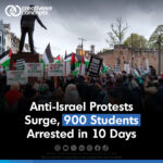 Anti-Israel Protests Surge, 900 Students Arrested in 10 Days