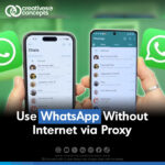 WhatsApp By using proxy servers